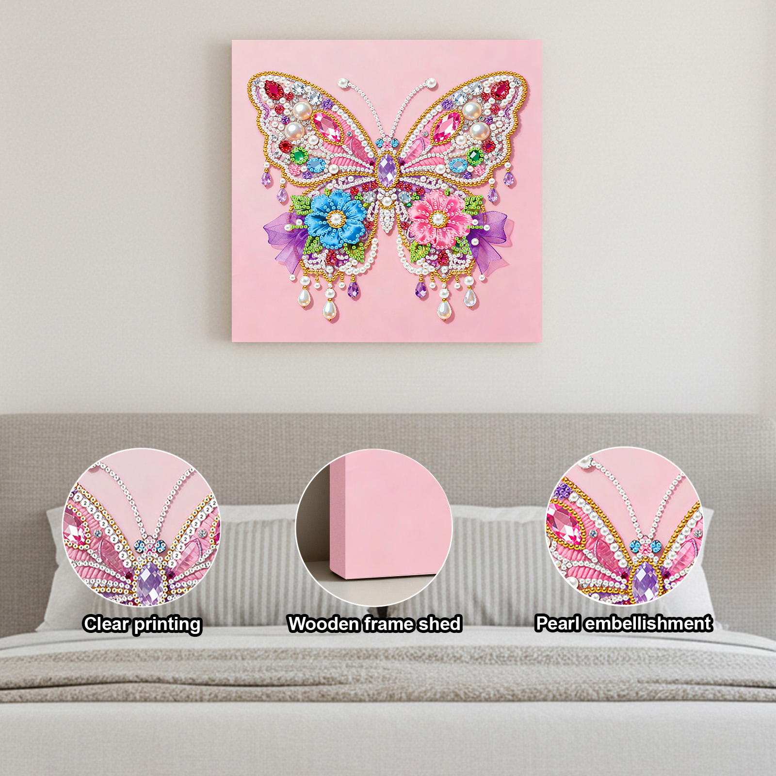 DIY Pearl Diamond Painting Gem - Resin Art Frame 리뷰 및 가격