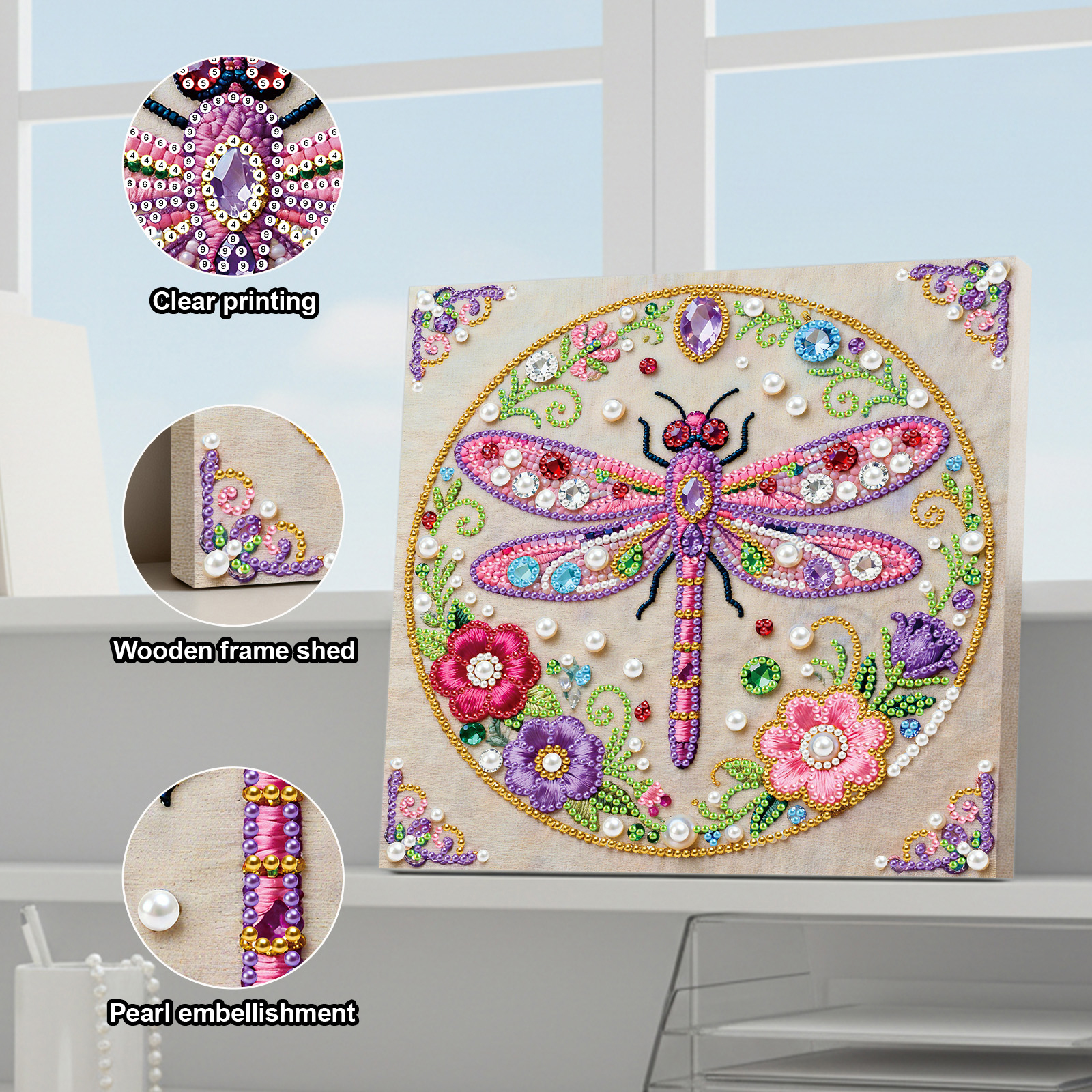 DIY Pearl Diamond Painting Gem - Resin Art Frame 리뷰 및 가격