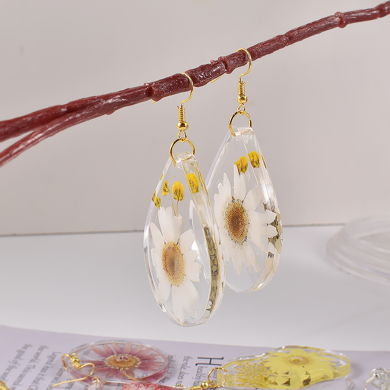 Geometric Earring Pendant Sili - Uv Resin Clear Hard 리뷰 및 가격