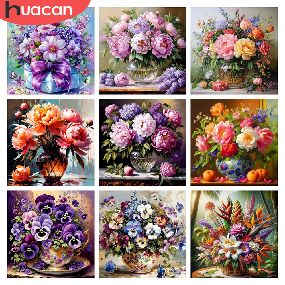 HUACAN 5D Diamond Mosaic Rose  - Resin Art Of Rose 리뷰 및 가격