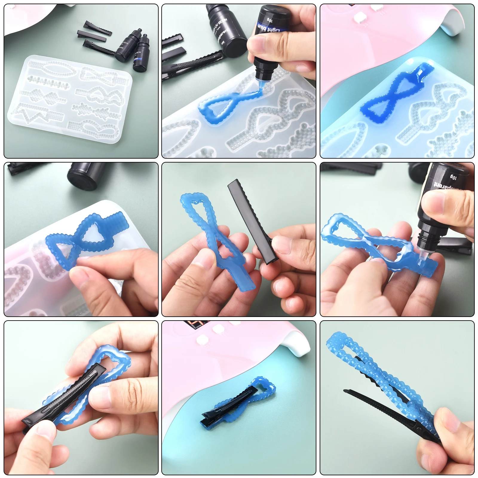 17 Colors UV Resin Glue 10ml E - Uv Resin Clear Hard 리뷰 및 가격