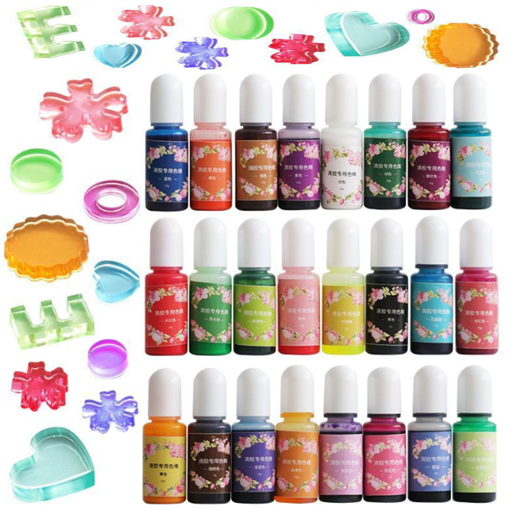 26 Colors 10ml Epoxy Resin Pig - Resin Dye Opaque 리뷰 및 가격