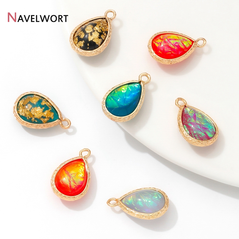 18K Gold Plated Brass With Res - Resin Art Notes 리뷰 및 가격