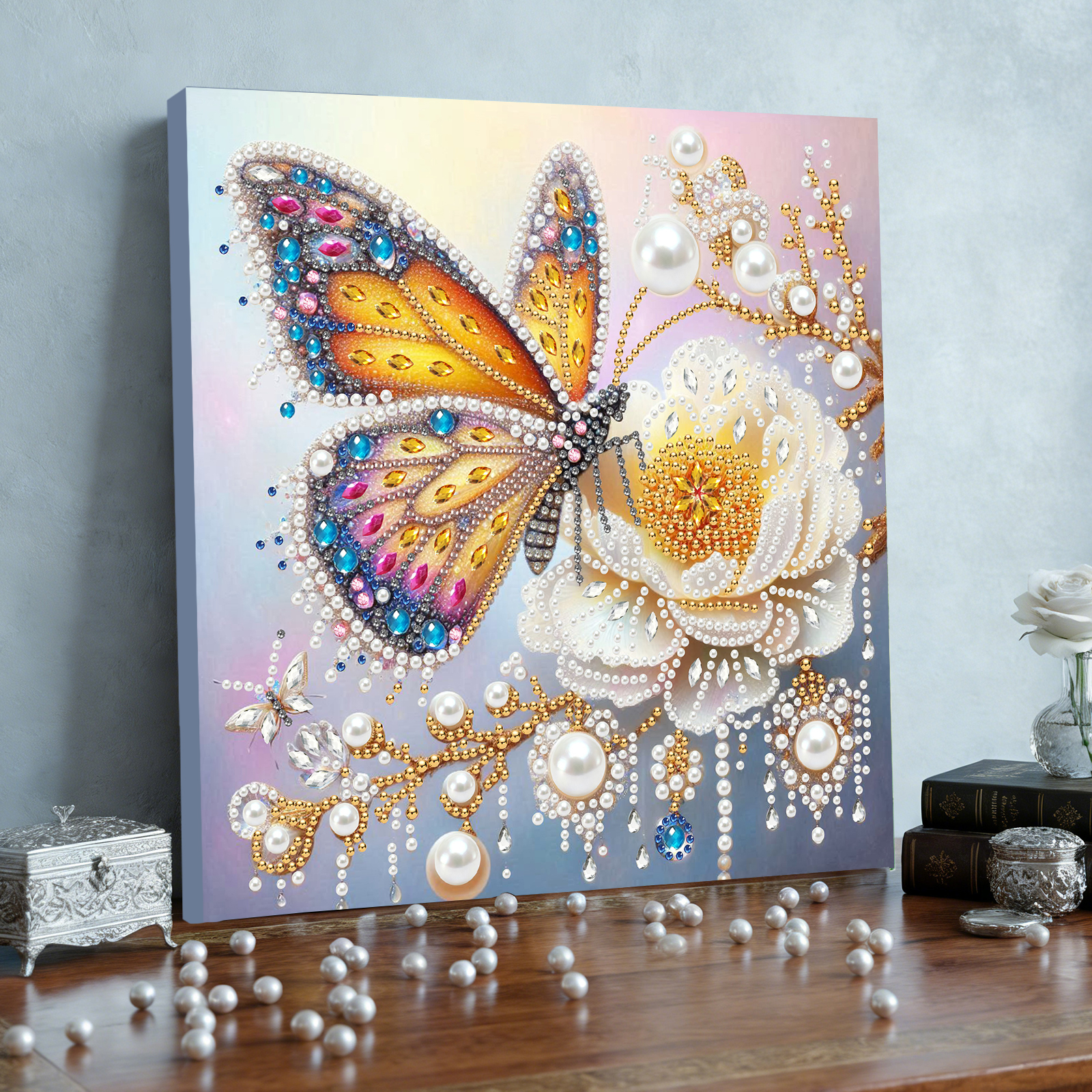 Diamond Dots Pearl Gem Paintin - Resin Art Frame 리뷰 및 가격