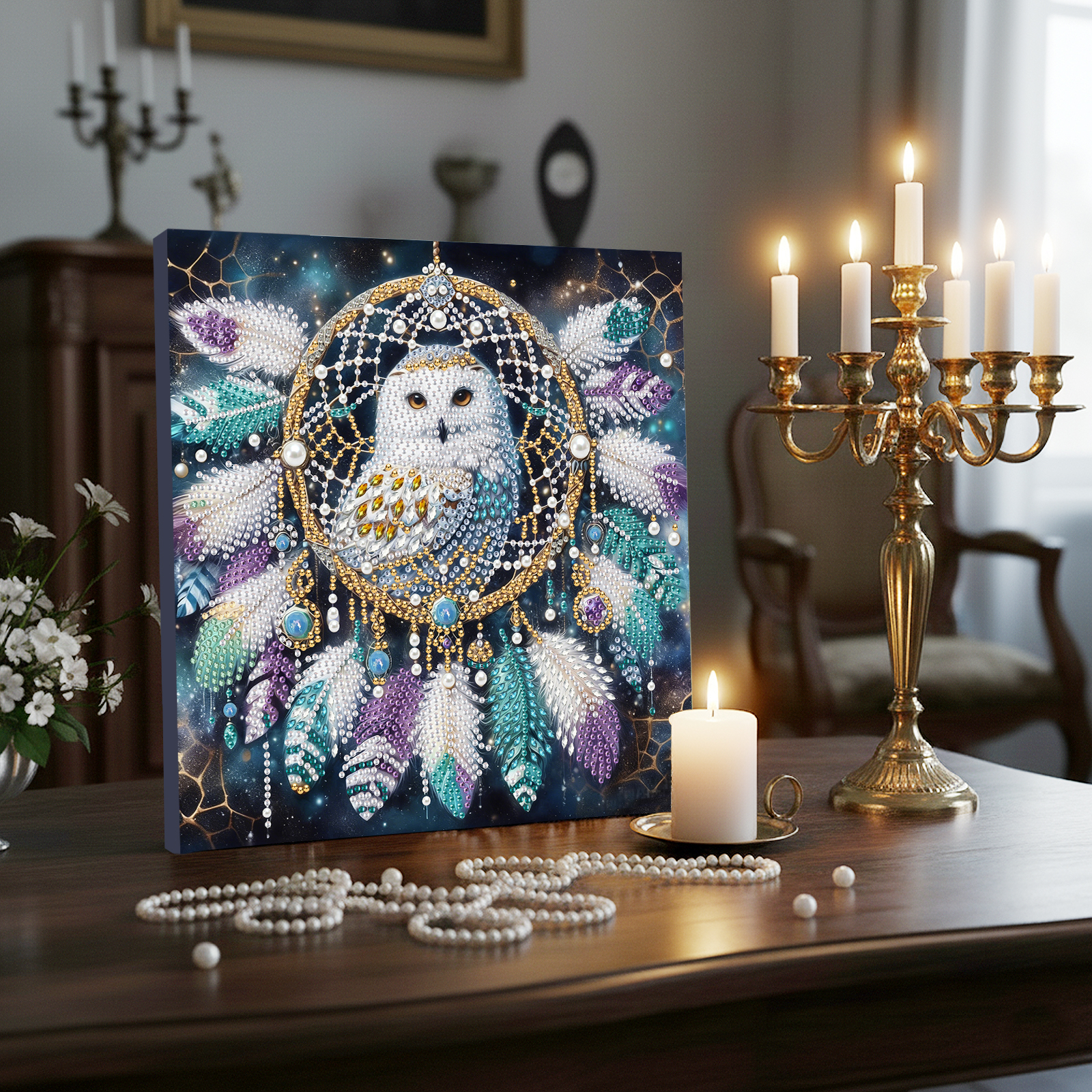 Diamond Dots Pearl Gem Paintin - Resin Art Frame 리뷰 및 가격