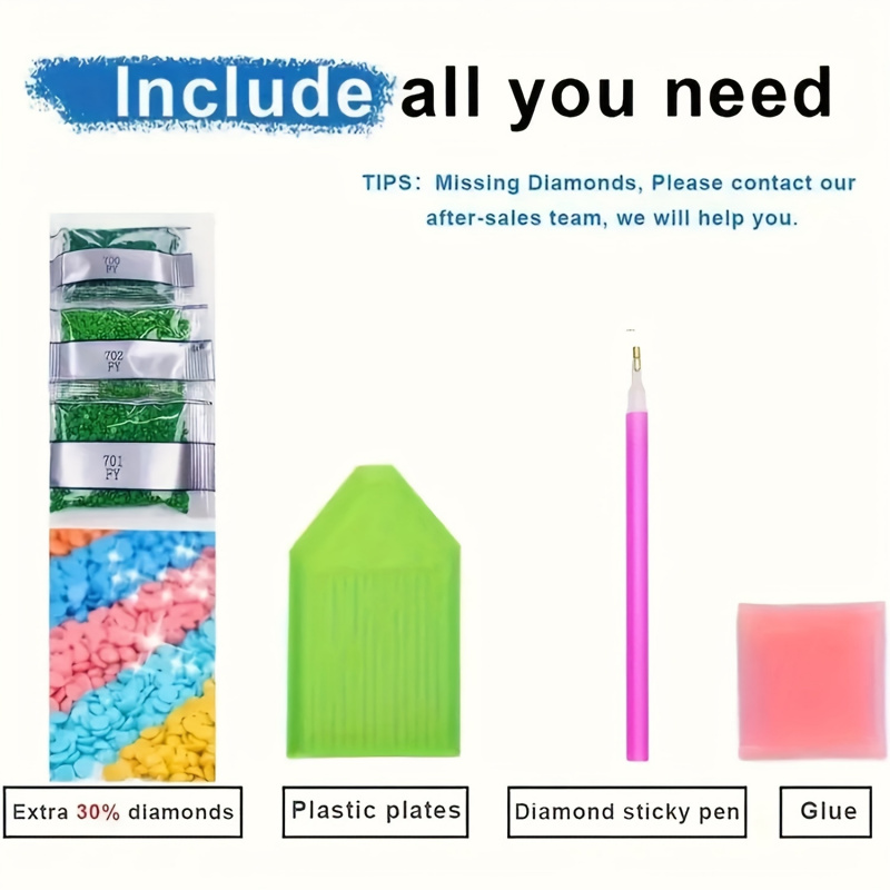 Diamond Painting Kit, Pink Sky - Resin Art Painting 리뷰 및 가격