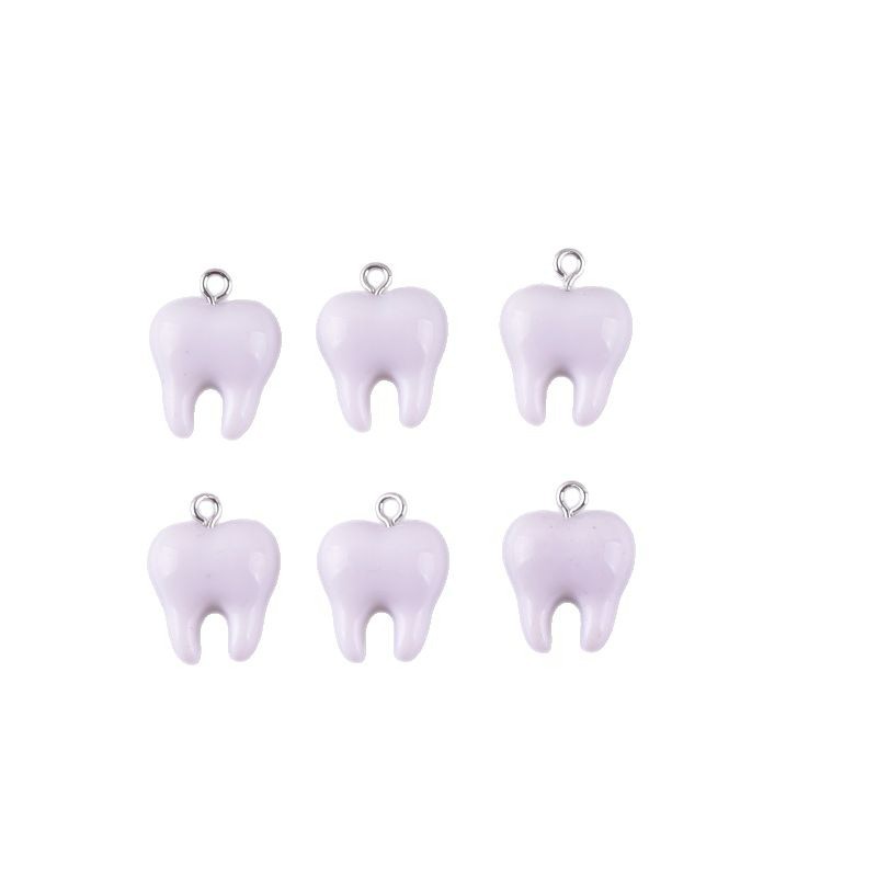 10pcs Cute White Teeth Resin P - Resin Art Notes 리뷰 및 가격