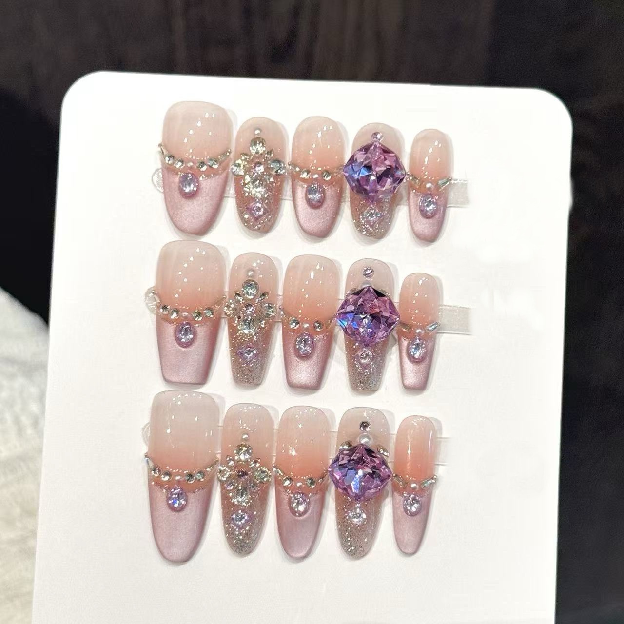 10pcs Pure Hand Pressed Coffin - Resin Art Purple 리뷰 및 가격
