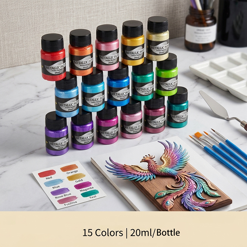 Mica Powder 15 Colors - 20g/Bo - Resin Dye Opaque 리뷰 및 가격