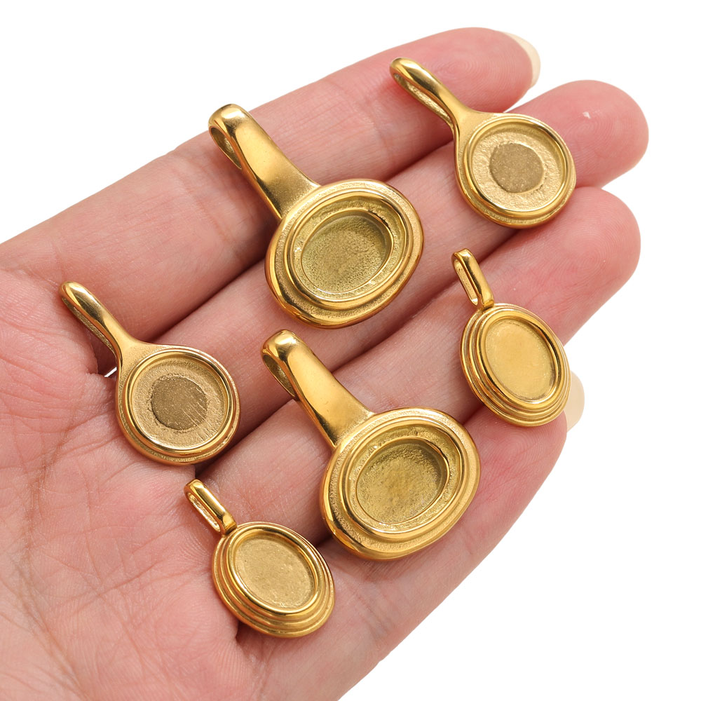 5pcs Stainless Steel Round Ova - Resin Art Notes 리뷰 및 가격