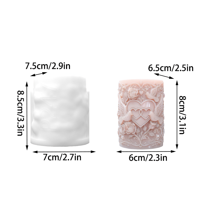 Double Heart Connected White D - Resin Art Of Rose 리뷰 및 가격
