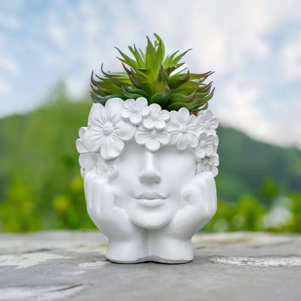 1 Creative Female Face Flower  - Resin Art Using Flowers 리뷰 및 가격