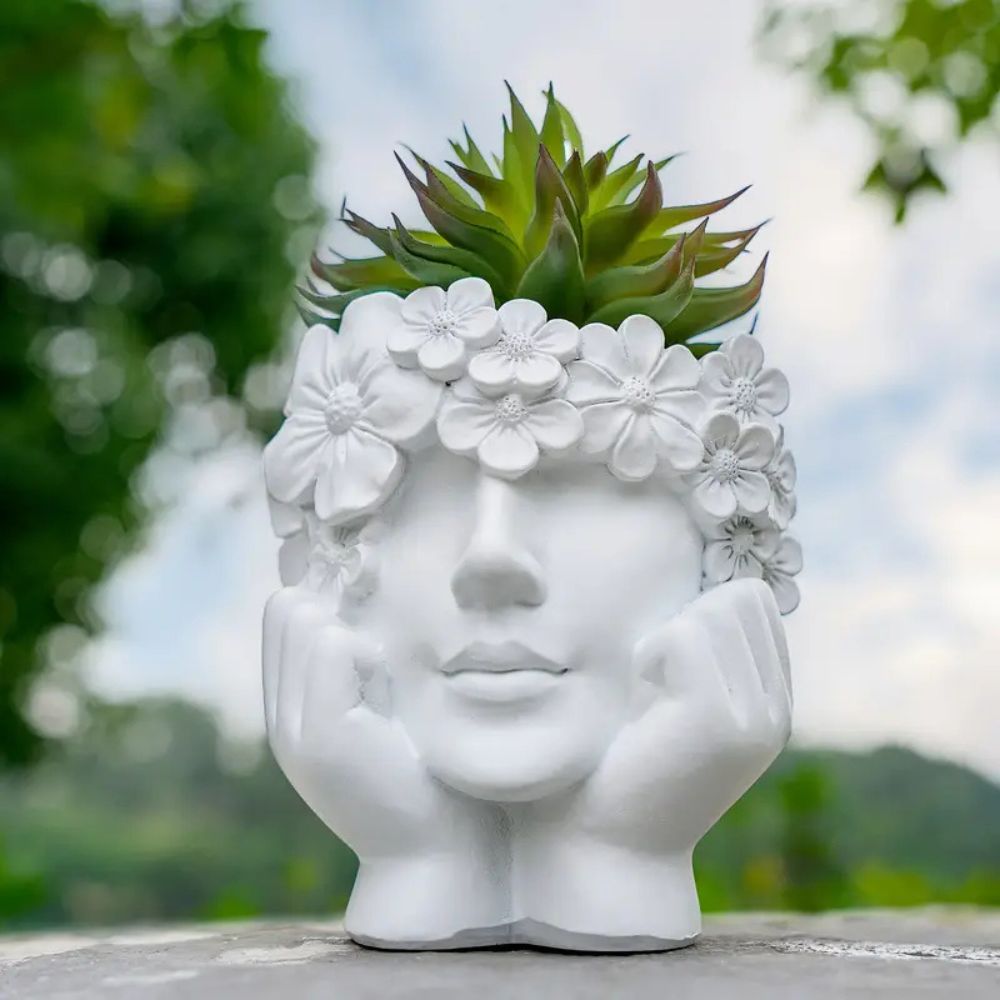 1 Creative Female Face Flower  - Resin Art Using Flowers 리뷰 및 가격