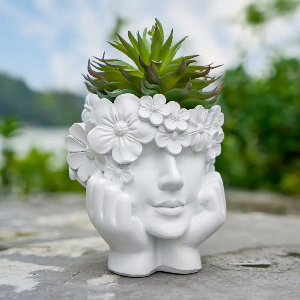 1 Creative Female Face Flower  - Resin Art Using Flowers 리뷰 및 가격