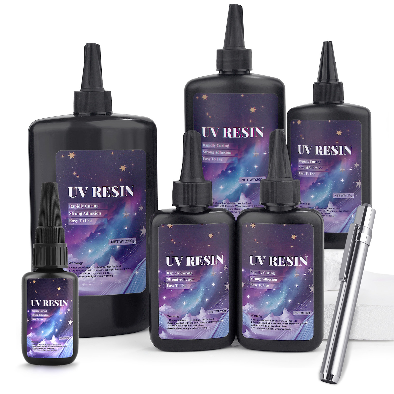 25/50/100/120/200/250g UV Fix  - Uv Resin Clear Hard 리뷰 및 가격