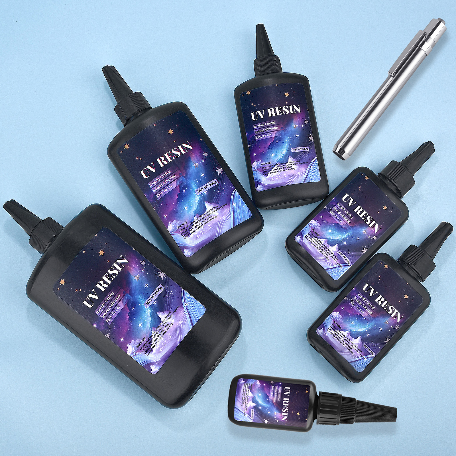 25/50/100/120/200/250g UV Fix  - Uv Resin Clear Hard 리뷰 및 가격