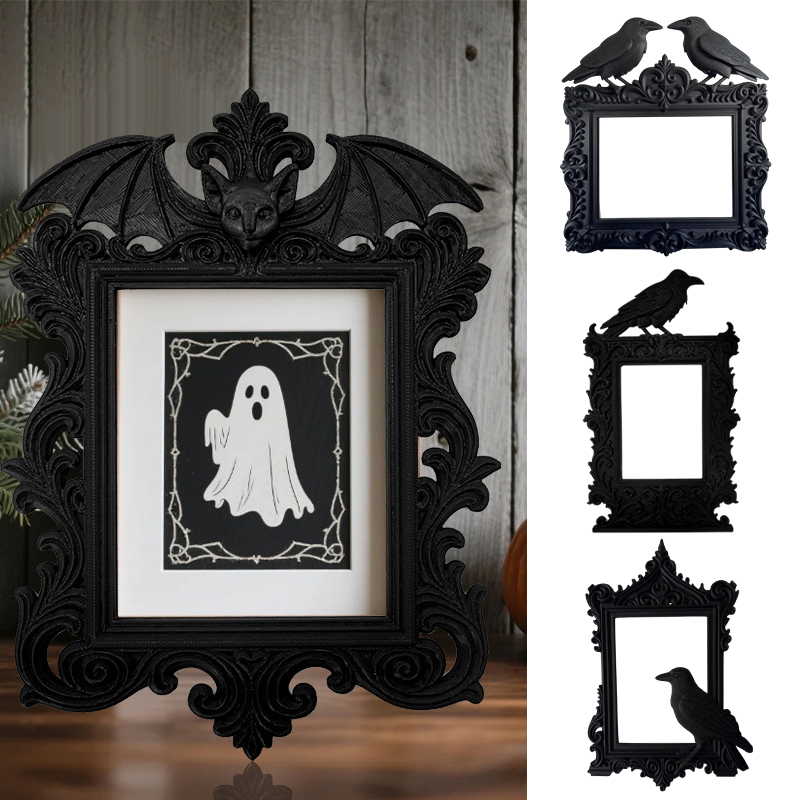Decorations HaLLoween Crow Bat - Resin Art Frame 리뷰 및 가격