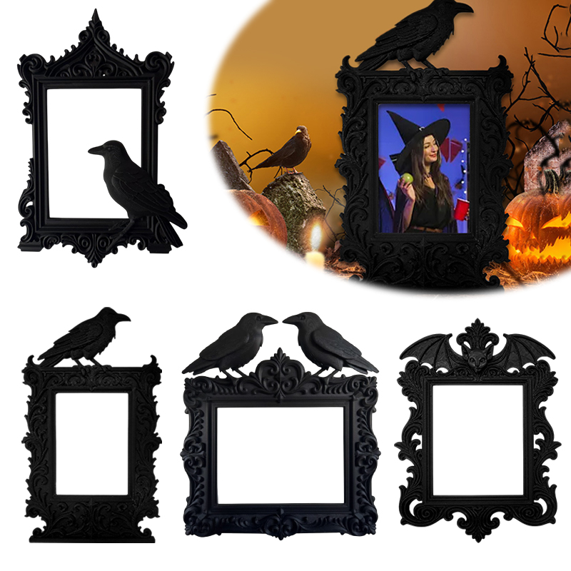 Decorations HaLLoween Crow Bat - Resin Art Frame 리뷰 및 가격
