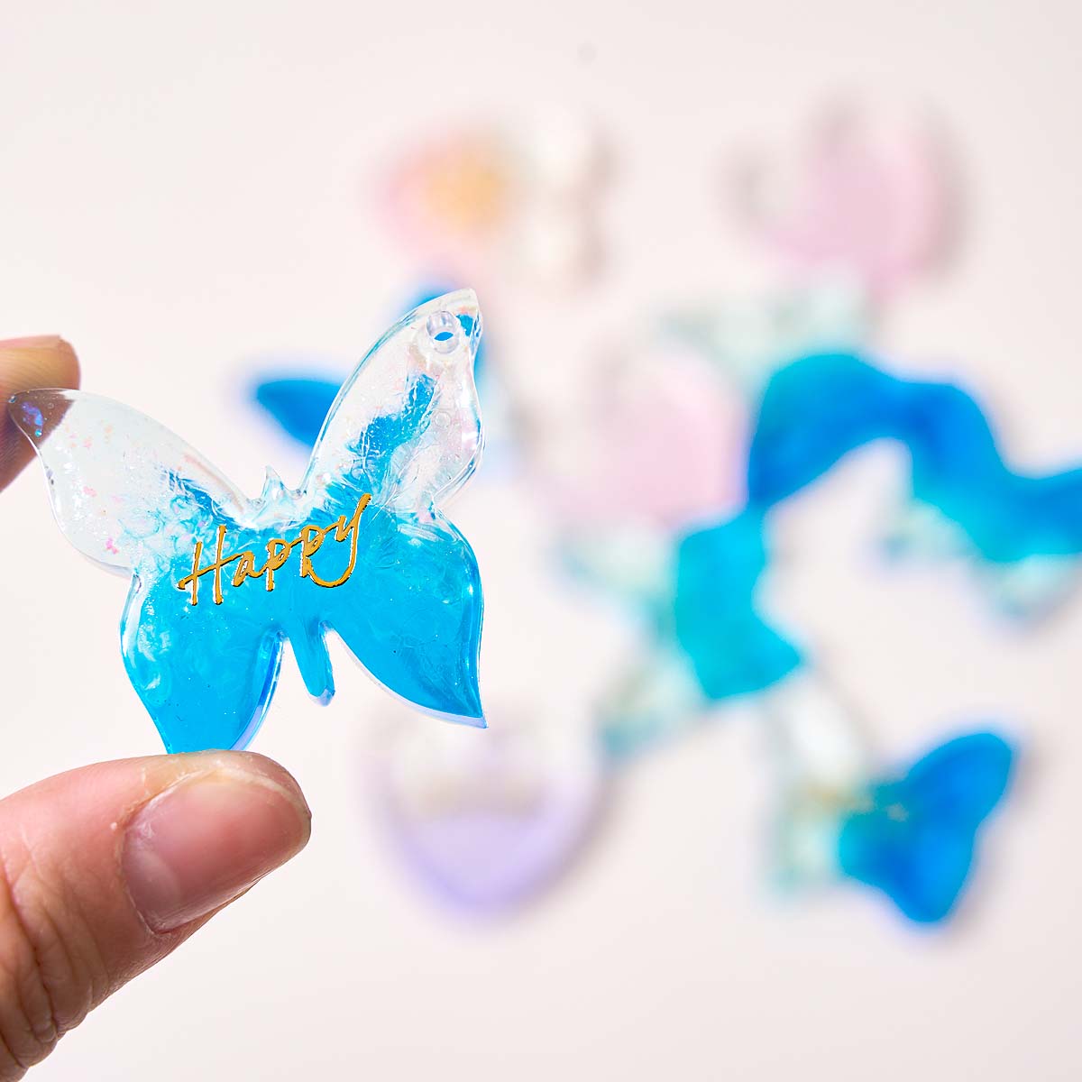 Six-hole with Holes Earring Si - Resin Art Letters 리뷰 및 가격