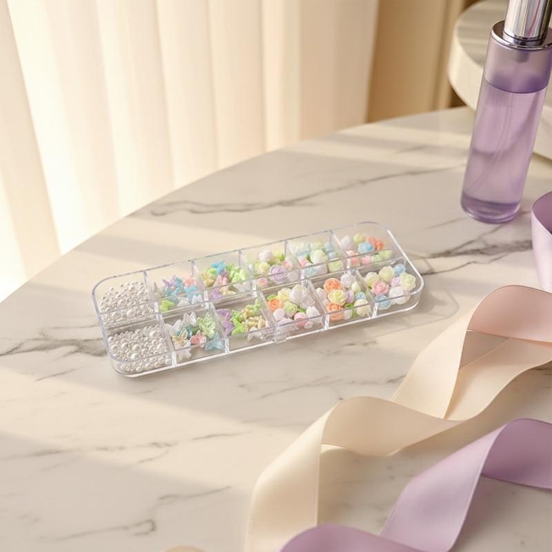 DIY 3D Nail Decoration Kit 6 1 - Resin Art Using Flowers 리뷰 및 가격