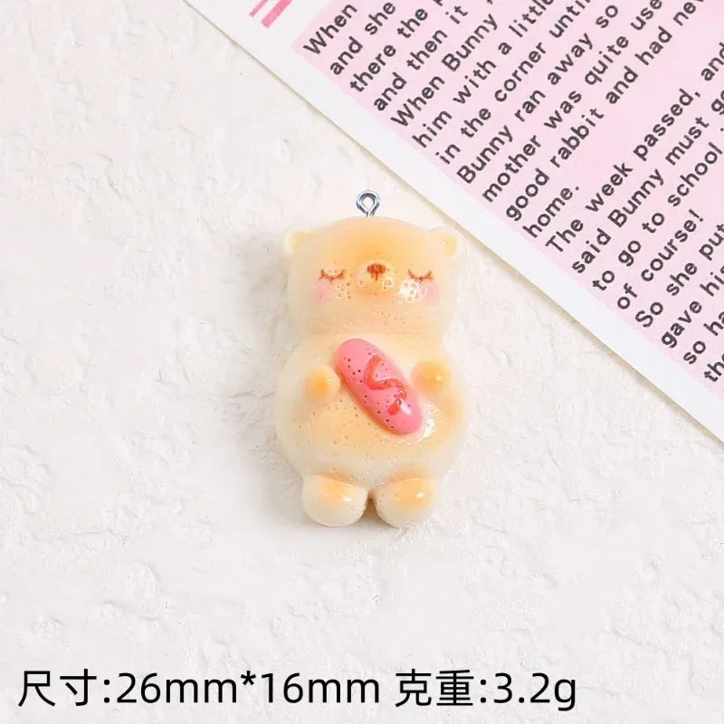 10Pcs Cute Cartoon Bear Dog To - Resin Art Bracelet 리뷰 및 가격