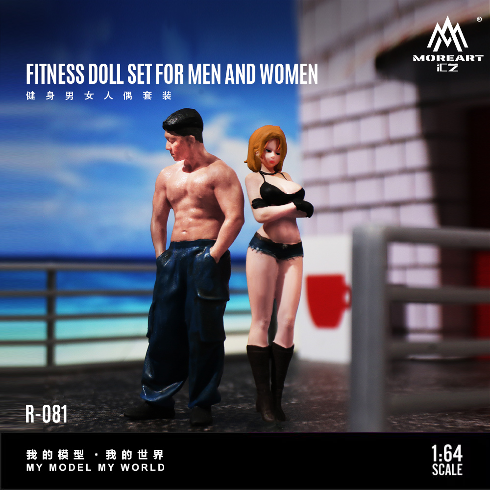 More Art 1:64 Fitness Male and - Resin Art And Decor 리뷰 및 가격