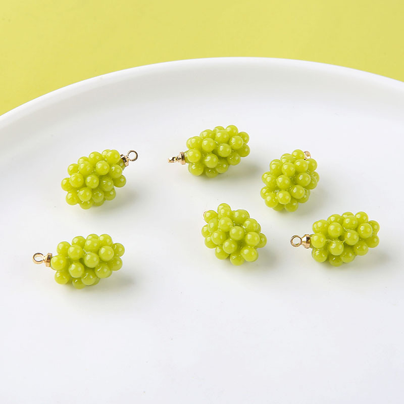 6pcs Cute Little Grapes Resin  - Resin Art Notes 리뷰 및 가격