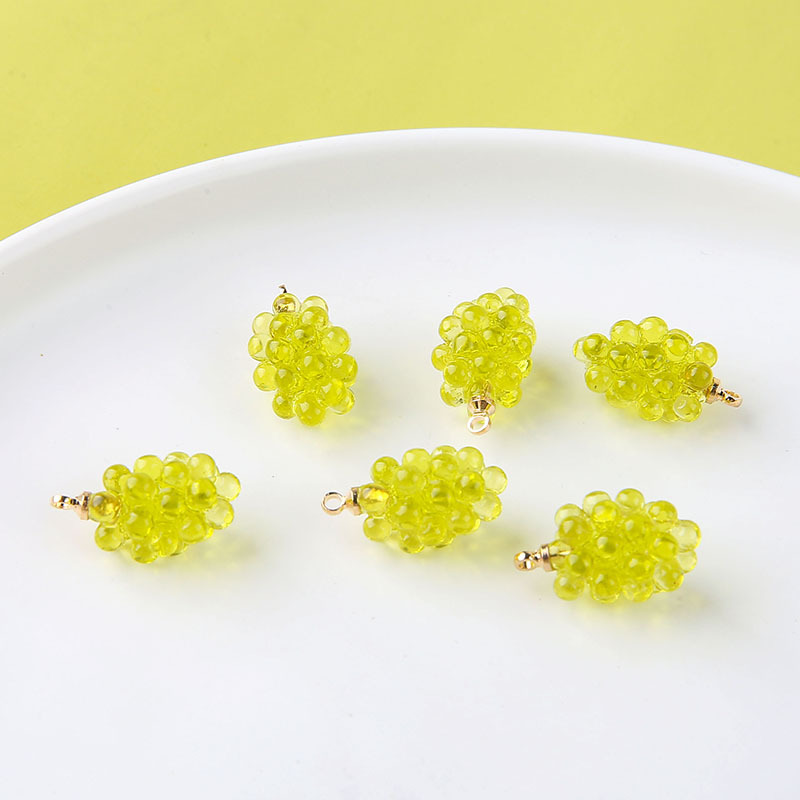 6pcs Cute Little Grapes Resin  - Resin Art Notes 리뷰 및 가격