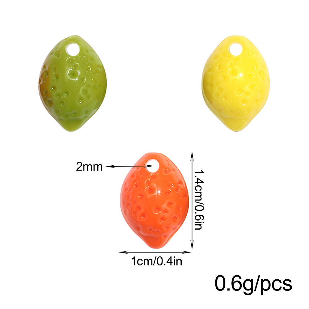 50pcs/lot Resin Colorful Lemon - Resin Art Bracelet 리뷰 및 가격