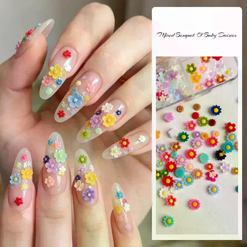 Summer Vibe Sunflower Nail Cha - Resin Art Using Flowers 리뷰 및 가격