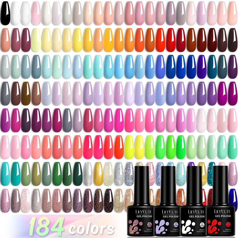 LILYCUTE 184 Colors 7ML Gel Na - Resin Art Purple 리뷰 및 가격