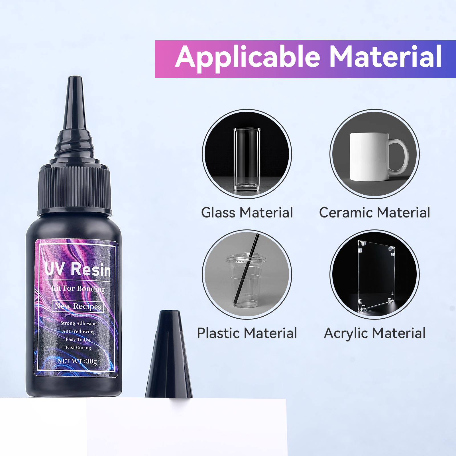 UV Bonding Welding Glue Super  - Uv Resin Clear Hard 리뷰 및 가격