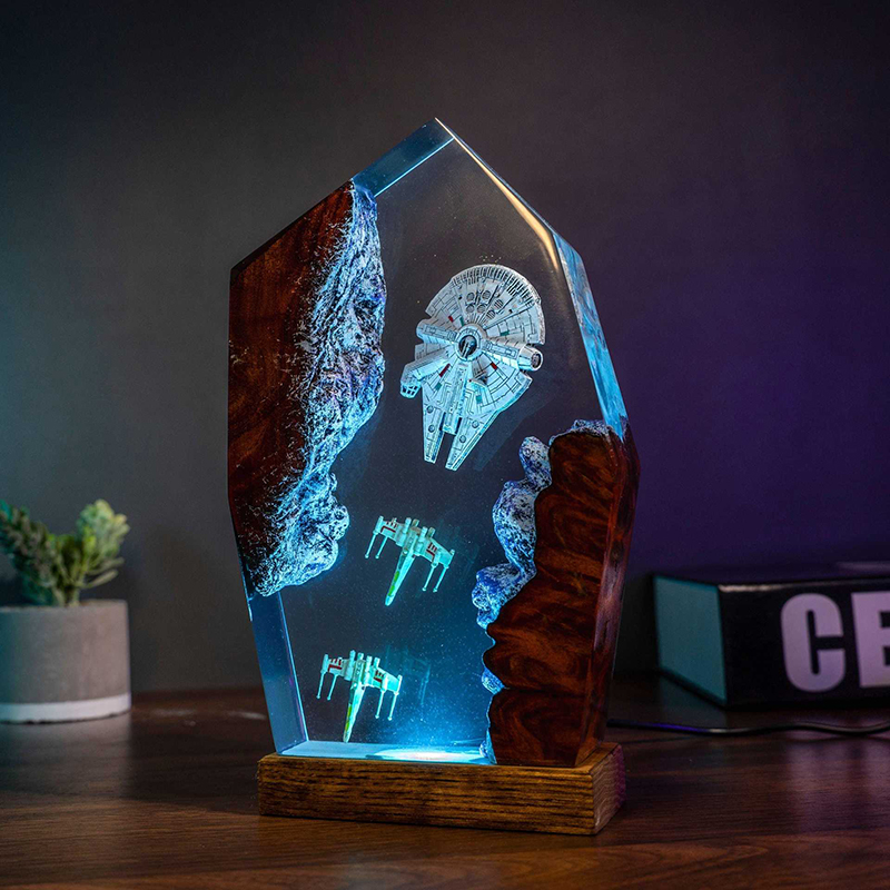 Table Resin Lamp Universe War  - Resin Art And Decor 리뷰 및 가격