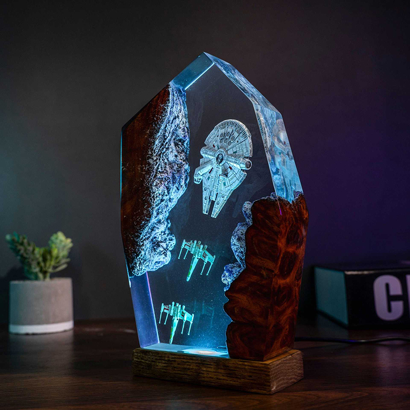 Table Resin Lamp Universe War  - Resin Art And Decor 리뷰 및 가격