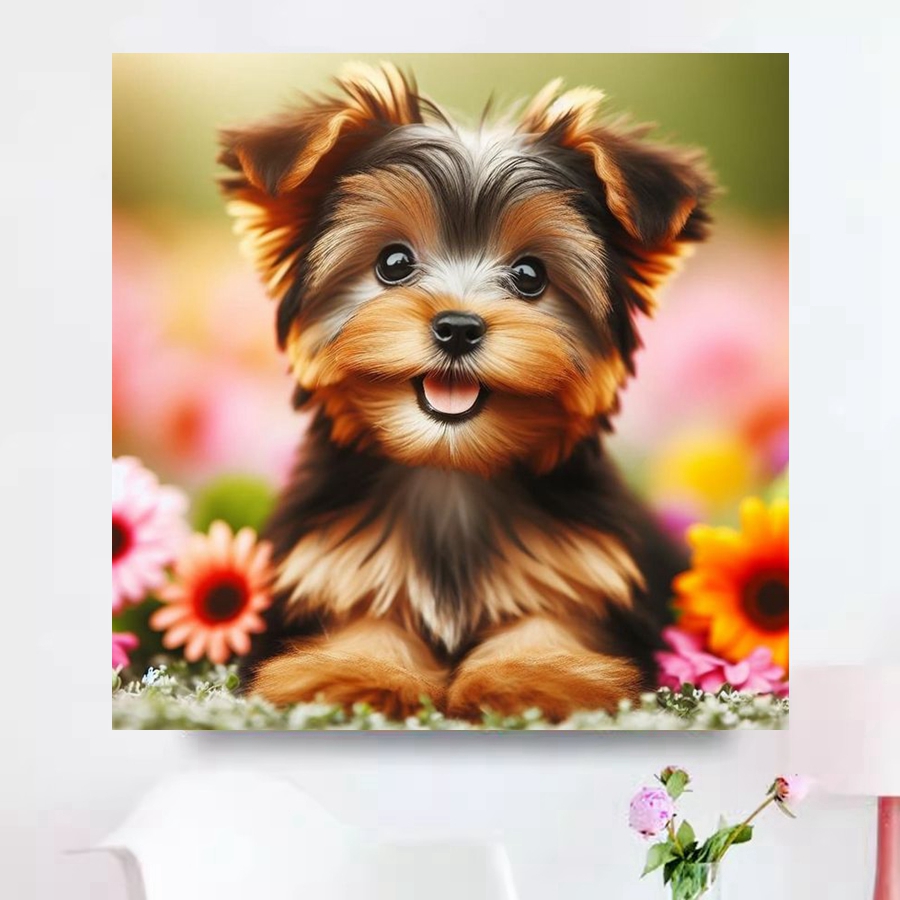 Yorkshire Terrier Dog 5D DIY D - Resin Art Painting 리뷰 및 가격