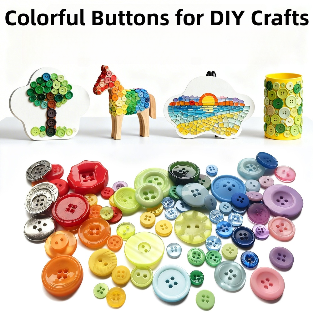 Resin Craft Buttons Round Styl - Resin Art Using Flowers 리뷰 및 가격