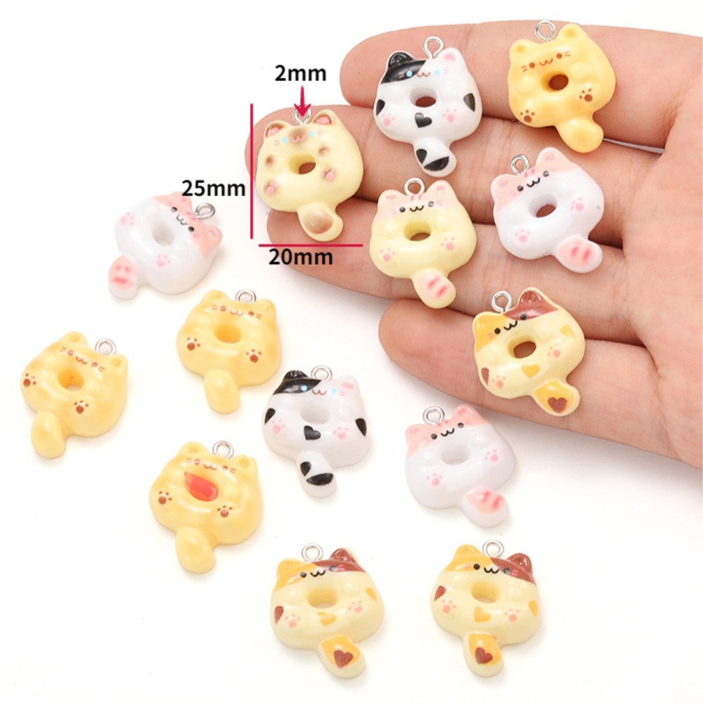 10Pcs Kawaii Cartoon Cat Resin - Resin Art Accessories 리뷰 및 가격