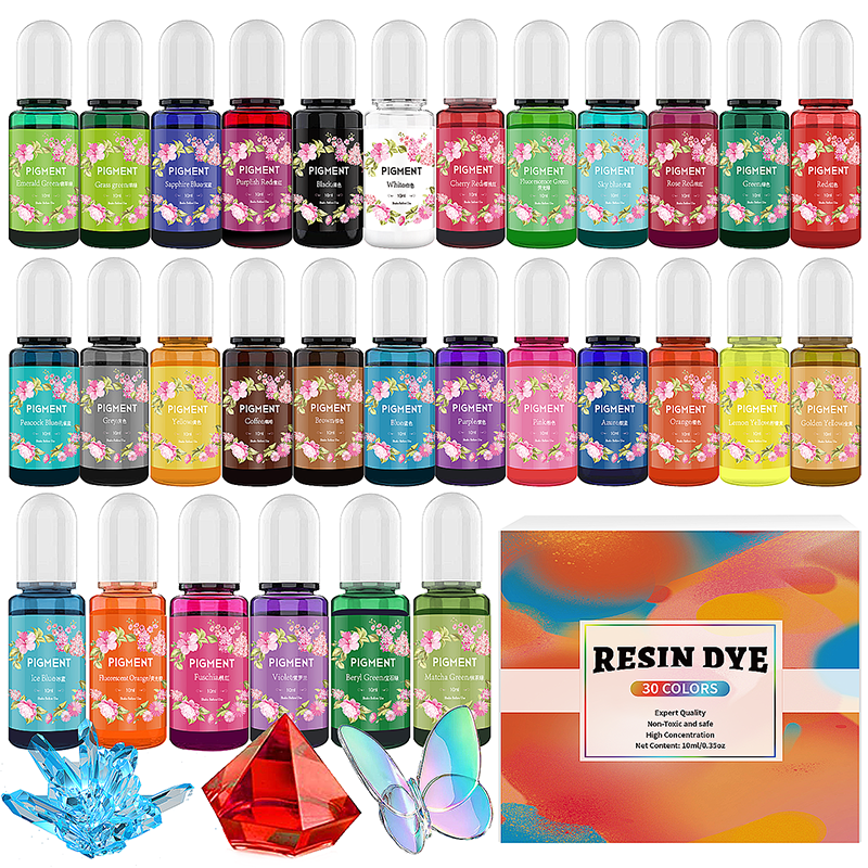 DIY Epoxy Resin Pigment Kit Ca - Resin Art Letters 리뷰 및 가격