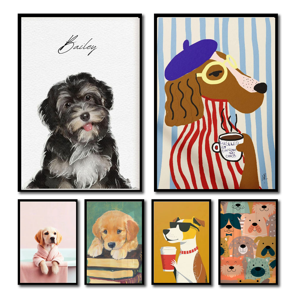 1pc Funny Lovely Dog Wall Art  - Resin Art Wall Decor 리뷰 및 가격