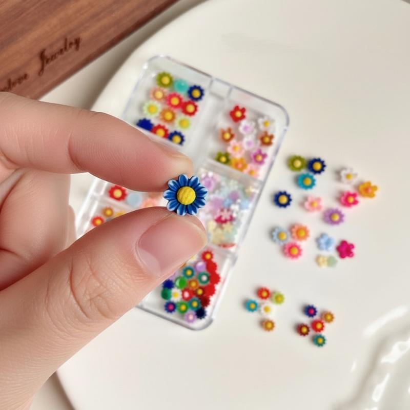 Summer Vibe Sunflower Nail Cha - Resin Art Using Flowers 리뷰 및 가격