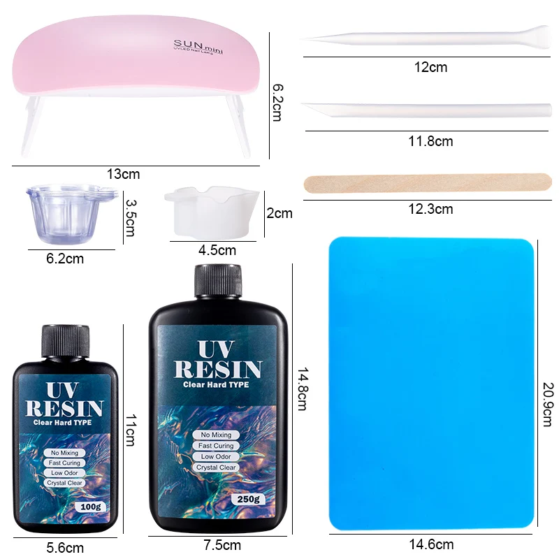 100g/250g Clear UV Resin Hard  - Uv Resin Clear Hard 리뷰 및 가격