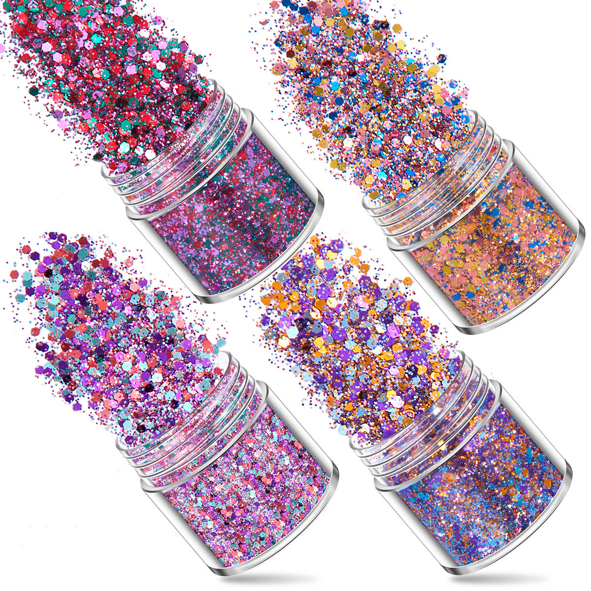 SNASAN 4Pcs Color Superfine Gl - Resin Art Letters 리뷰 및 가격