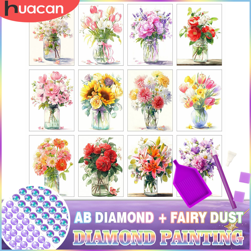 HUACAN Diamond Art Painting Ro - Resin Art Of Rose 리뷰 및 가격
