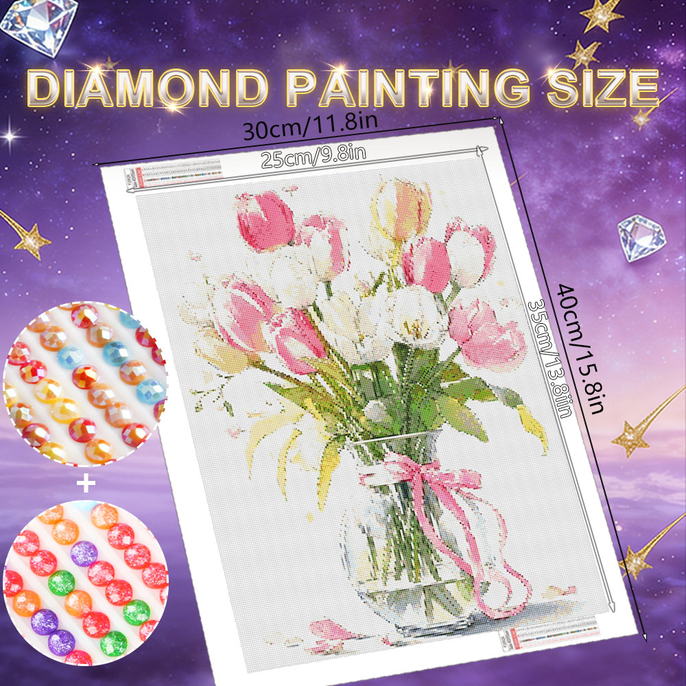 HUACAN Diamond Art Painting Ro - Resin Art Of Rose 리뷰 및 가격