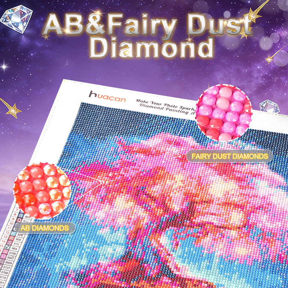 HUACAN Diamond Art Painting Ro - Resin Art Of Rose 리뷰 및 가격