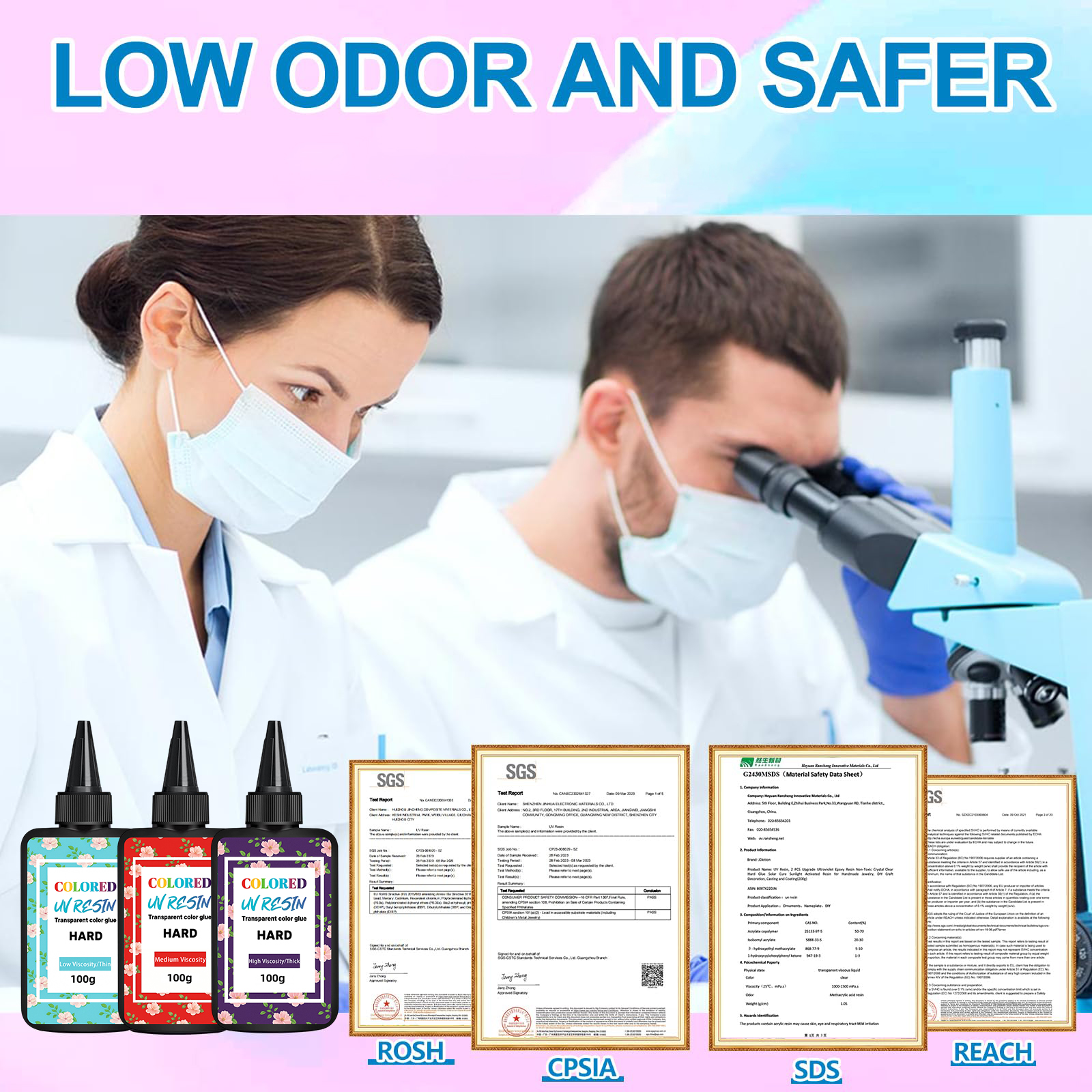100g Medium Low High Viscosity - Uv Resin Clear Hard 리뷰 및 가격