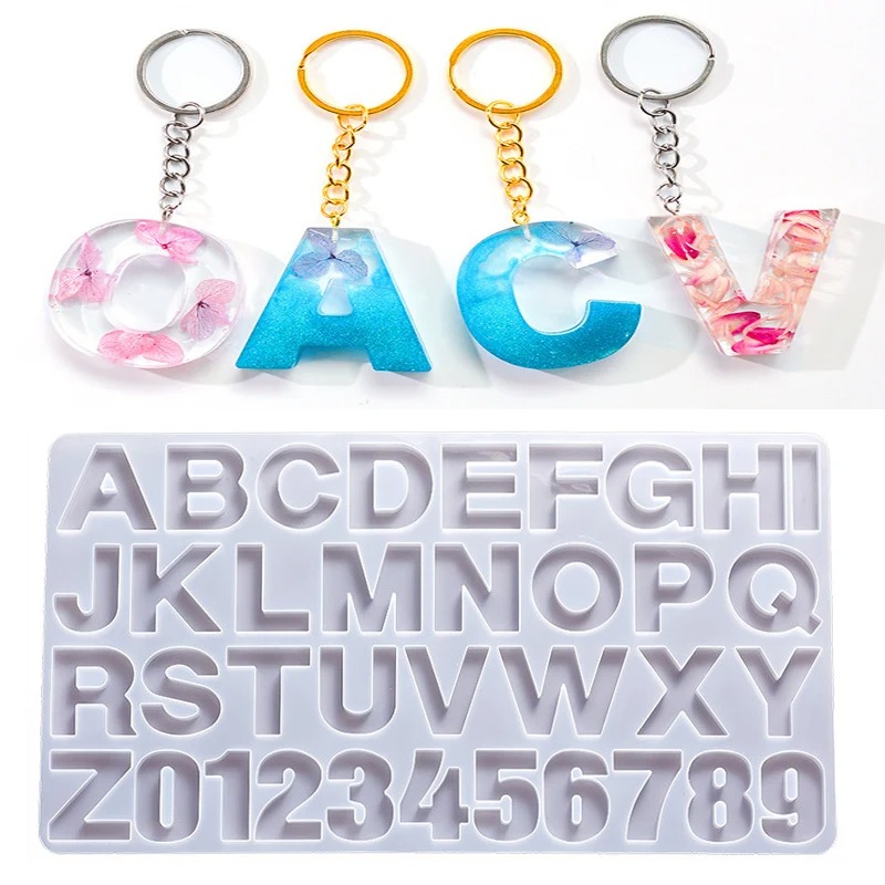 Alphabet Epoxy Resin Silicone  - Resin Art Letters 리뷰 및 가격