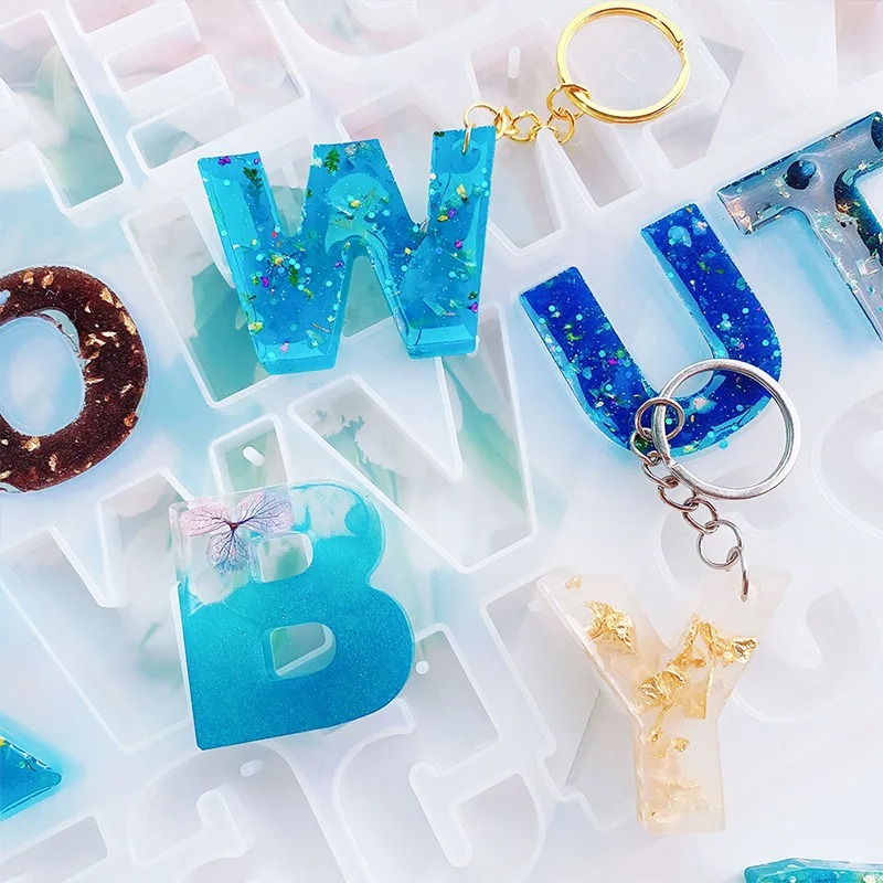 Alphabet Epoxy Resin Silicone  - Resin Art Letters 리뷰 및 가격