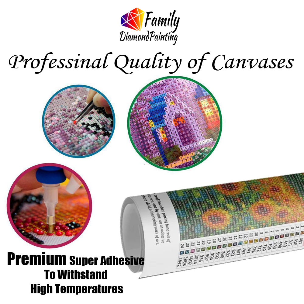 Diamond Painting Family Colorf - Resin Art Painting 리뷰 및 가격