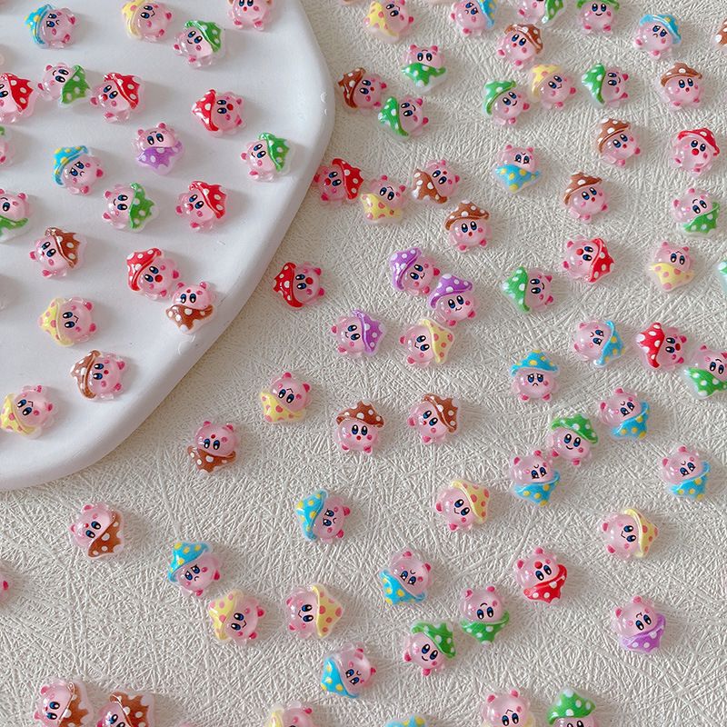 2/10/20pcs Kirby Nail Charms 3 - Resin Art And Decor 리뷰 및 가격